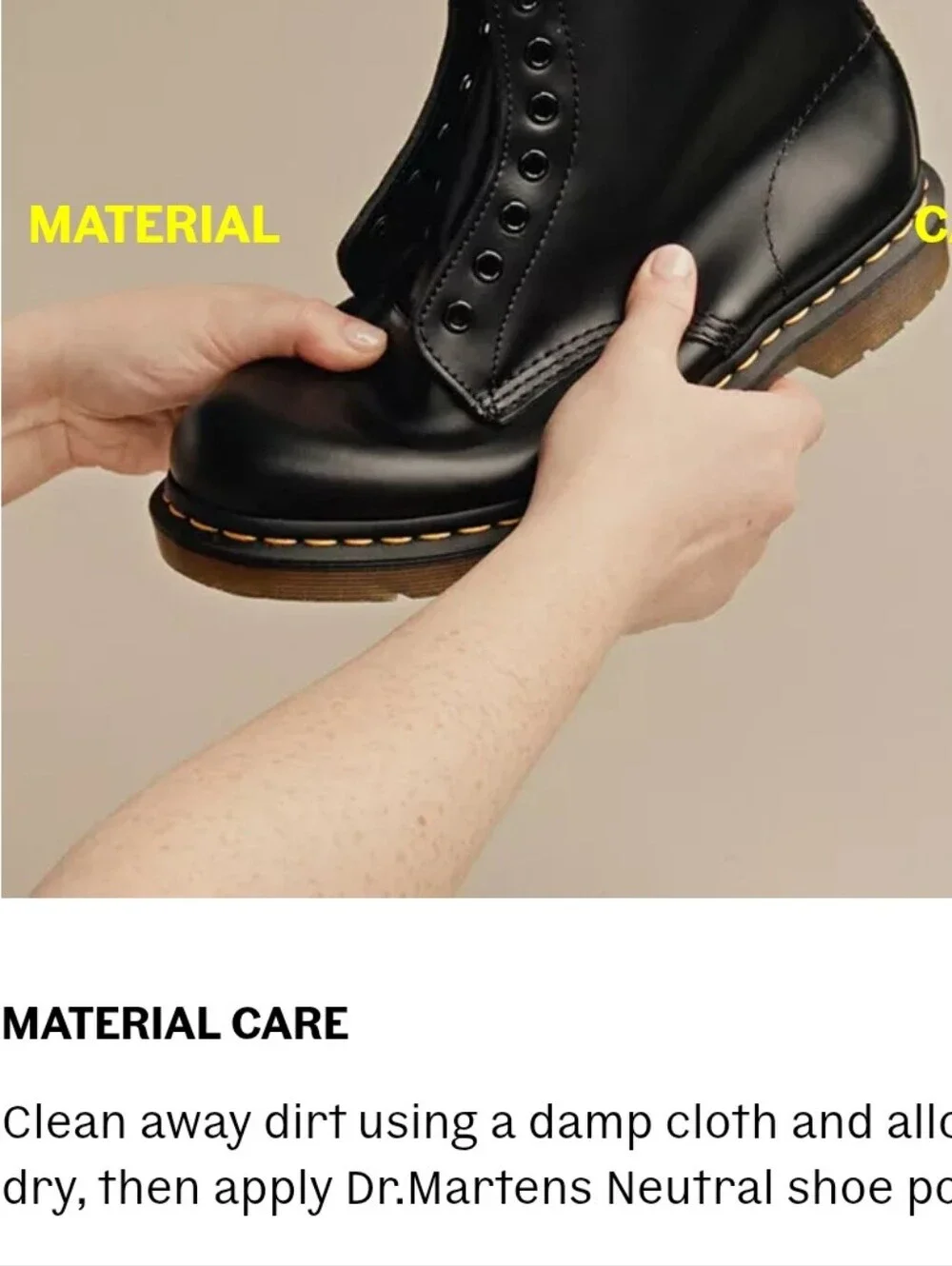 Dr. Martens Buzz Hi Gloss Leather Boots